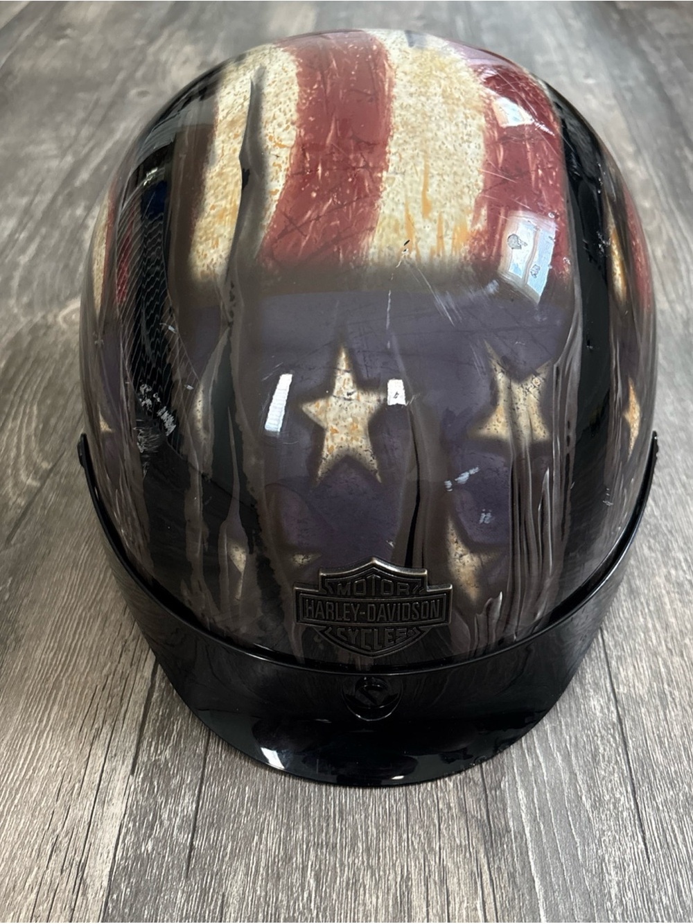 Harley-Davidson Black and Silver Shield Emblem Accent